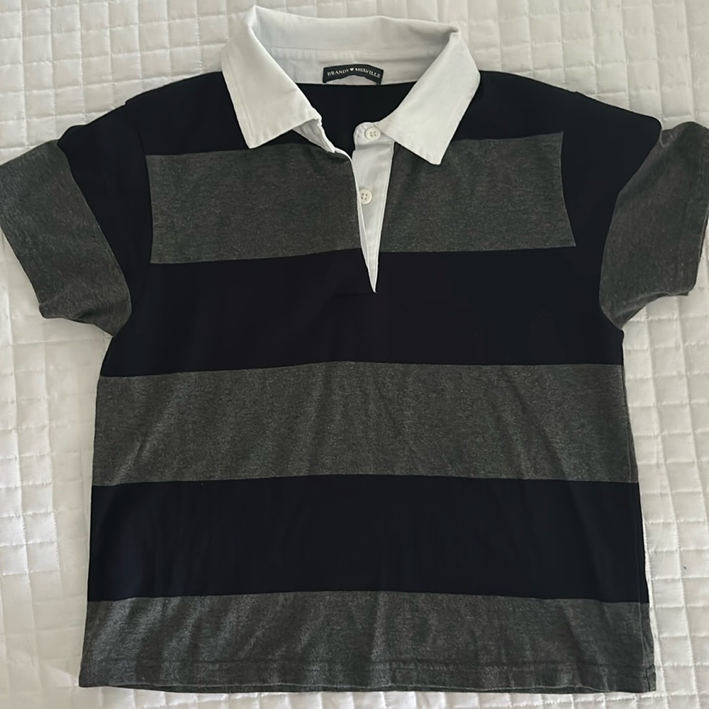 Brandy Melville rugby style top- Worn 1x